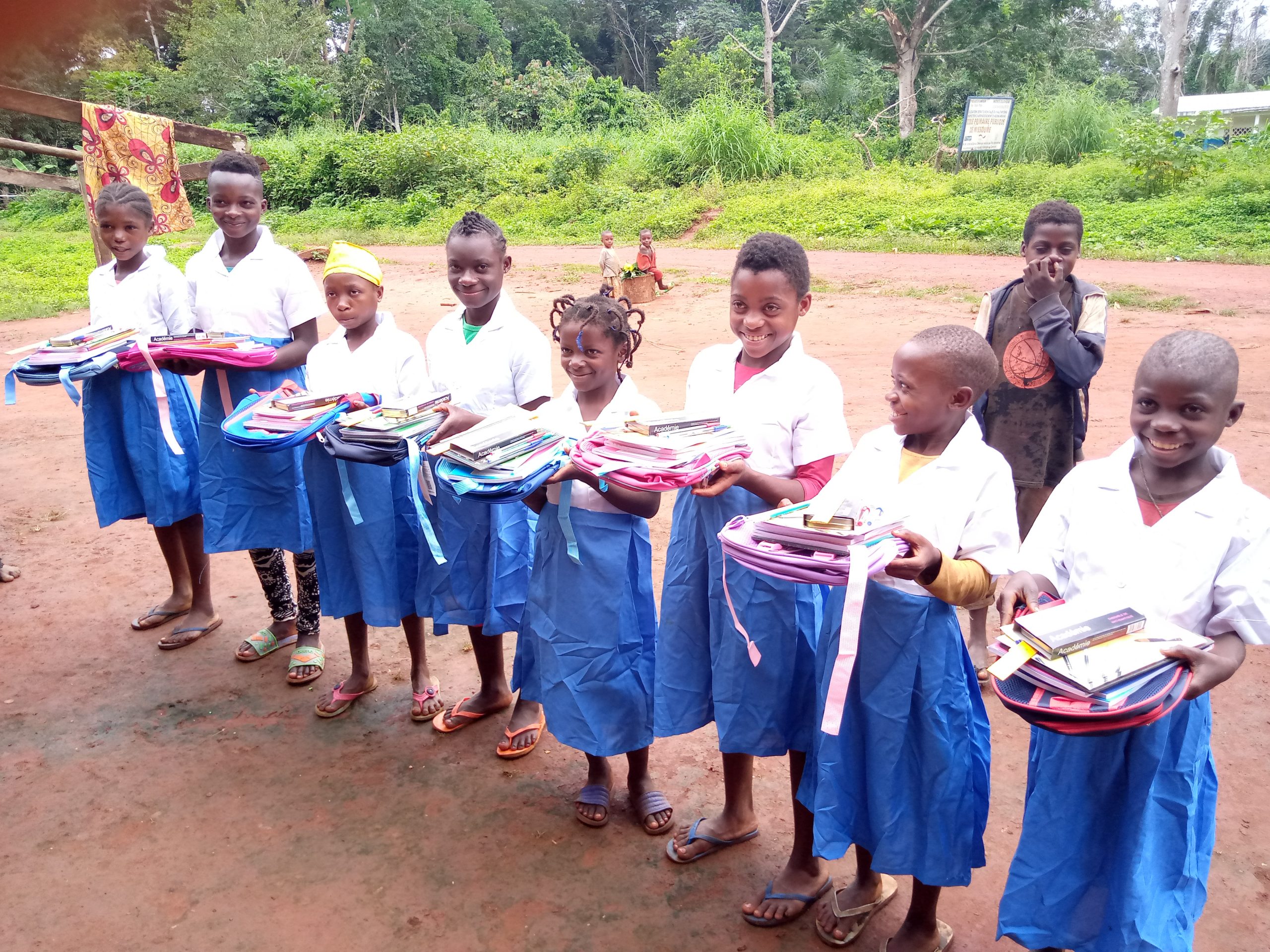 Enrolment of young girls from indigenous communities in schools and provision of basic